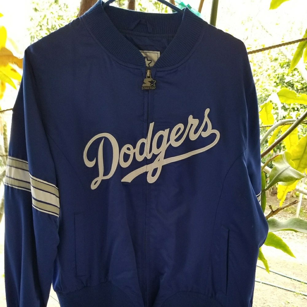 Los Angeles Dodgers women's satin like jacket